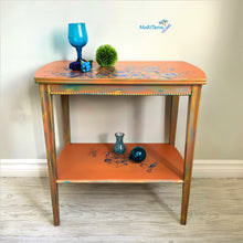 Load image into Gallery viewer, Orange Peacock Accent Table