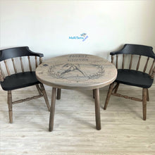 Load image into Gallery viewer, Farmhouse Accent Corner Coffee Table & Captain Chairs set - Furniture MaRiTama HOME
