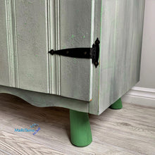 Load image into Gallery viewer, Green / White and Gray Farmhouse Cabinet - Furniture MaRiTama HOME