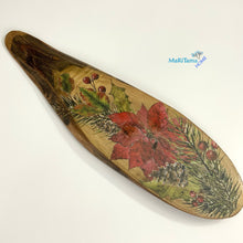 Load image into Gallery viewer, Small Live Edge Christmas Poinsettia Board
