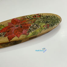 Load image into Gallery viewer, Small Live Edge Christmas Poinsettia Board