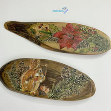 Load image into Gallery viewer, Small Live Edge Christmas Poinsettia Board