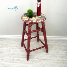 Load image into Gallery viewer, Red New York Bar Stool