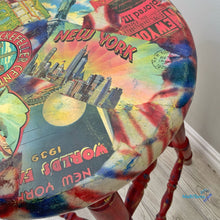 Load image into Gallery viewer, Red New York Bar Stool