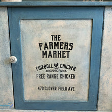 Load image into Gallery viewer, Antique Blue and White Farmhouse Cabinet - Furniture MaRiTama HOME