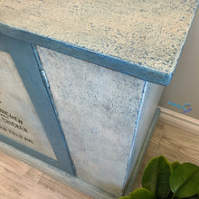 Load image into Gallery viewer, Antique Blue and White Farmhouse Cabinet - Furniture MaRiTama HOME