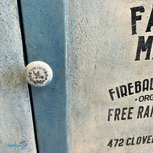 Load image into Gallery viewer, Antique Blue and White Farmhouse Cabinet - Furniture MaRiTama HOME