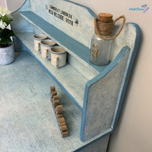 Load image into Gallery viewer, Antique Blue and White Farmhouse Cabinet - Furniture MaRiTama HOME
