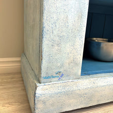 Load image into Gallery viewer, Antique Blue and White Farmhouse Cabinet - Furniture MaRiTama HOME