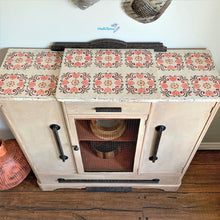 Load image into Gallery viewer, Antique Farmhouse Kitchen / Dining Terracotta Cabinet - Furniture MaRiTama HOME