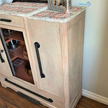 Load image into Gallery viewer, Antique Farmhouse Kitchen / Dining Terracotta Cabinet - Furniture MaRiTama HOME