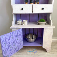 Load image into Gallery viewer, Antique Farmhouse Lavender Kitchen/ Dining Hutch - Furniture MaRiTama HOME