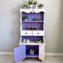 Load image into Gallery viewer, Antique Farmhouse Lavender Kitchen/ Dining Hutch - Furniture MaRiTama HOME