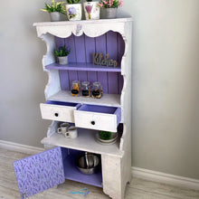 Load image into Gallery viewer, Antique Farmhouse Lavender Kitchen/ Dining Hutch - Furniture MaRiTama HOME
