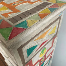 Load image into Gallery viewer, Antique Hand-Carved Thai Eclectic Boho Multi-colored Chest of Drawers - Furniture MaRiTama HOME