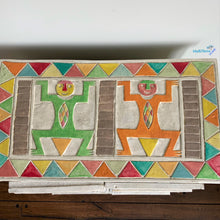 Load image into Gallery viewer, Antique Hand-Carved Thai Eclectic Boho Multi-colored Chest of Drawers - Furniture MaRiTama HOME