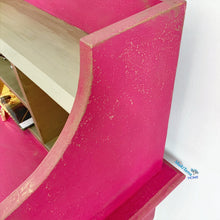 Load image into Gallery viewer, Antique Shocking Pink and Gold Writing Table - Furniture MaRiTama HOME