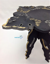 Load image into Gallery viewer, Black with Gold and Silver Decorative Accent Table - Furniture MaRiTama HOME
