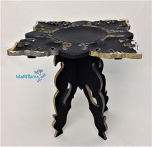 Load image into Gallery viewer, Black with Gold and Silver Decorative Accent Table - Furniture MaRiTama HOME