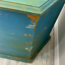 Load image into Gallery viewer, Blue Farmhouse Hexagonal Accent Table - Furniture MaRiTama HOME