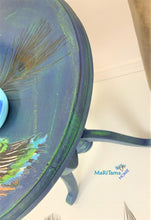 Load image into Gallery viewer, Blue Peacock Accent Table - Furniture MaRiTama HOME
