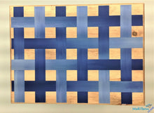 Load image into Gallery viewer, Blue Weaved Side / End Table - Furniture MaRiTama HOME