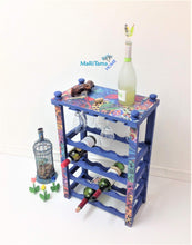 Load image into Gallery viewer, Boho Blue’s Wine Rack - Furniture MaRiTama HOME