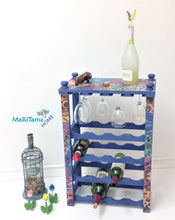 Load image into Gallery viewer, Boho Blue’s Wine Rack - Furniture MaRiTama HOME