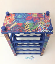 Load image into Gallery viewer, Boho Blue’s Wine Rack - Furniture MaRiTama HOME