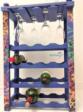Load image into Gallery viewer, Boho Blue’s Wine Rack - Furniture MaRiTama HOME