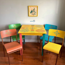 Load image into Gallery viewer, Boho Breakfast Table and Chairs Set - Furniture MaRiTama HOME