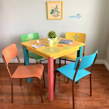 Load image into Gallery viewer, Boho Breakfast Table and Chairs Set - Furniture MaRiTama HOME