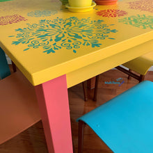 Load image into Gallery viewer, Boho Breakfast Table and Chairs Set - Furniture MaRiTama HOME
