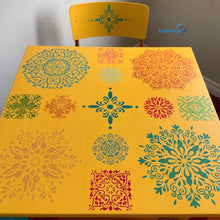 Load image into Gallery viewer, Boho Breakfast Table and Chairs Set - Furniture MaRiTama HOME