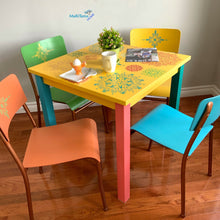 Load image into Gallery viewer, Boho Breakfast Table and Chairs Set - Furniture MaRiTama HOME