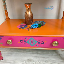 Load image into Gallery viewer, Boho Latin Floral Accent Table - End Tables MaRiTama HOME