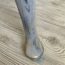 Load image into Gallery viewer, Boho Shabby Chic Blue and White Vanity/ Entryway Table / Desk - Furniture MaRiTama HOME