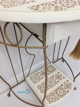 Load image into Gallery viewer, Casa Blanca White and Gold Entryway Table - Furniture MaRiTama HOME