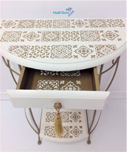 Load image into Gallery viewer, Casa Blanca White and Gold Entryway Table - Furniture MaRiTama HOME