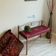 Load image into Gallery viewer, Classic Antique Burgundy Bench - Furniture MaRiTama HOME