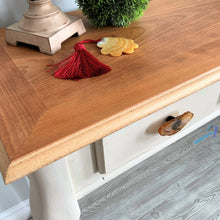 Load image into Gallery viewer, Classic Natural Wood Top Sandy Entryway/ Console Table - Furniture MaRiTama HOME