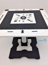 Load image into Gallery viewer, Contemporary Boho Graphite and White Side / End Accent Table Set - Furniture MaRiTama HOME