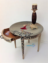 Load image into Gallery viewer, Contemporary Round Cheetah Accent Table - Furniture MaRiTama HOME
