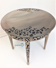 Load image into Gallery viewer, Contemporary Round Cheetah Accent Table - Furniture MaRiTama HOME