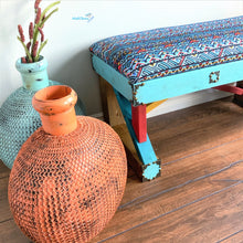 Load image into Gallery viewer, Custom made Boho Aztec Upholstered Bench - Custommade MaRiTama HOME
