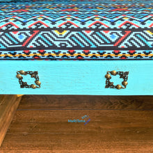 Load image into Gallery viewer, Custom made Boho Aztec Upholstered Bench - Custommade MaRiTama HOME