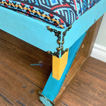 Load image into Gallery viewer, Custom made Boho Aztec Upholstered Bench - Custommade MaRiTama HOME
