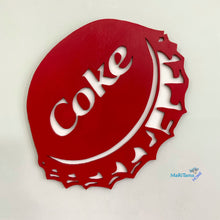 Load image into Gallery viewer, Custom made Coke Wood Art - Posters Prints & Visual Artwork MaRiTama HOME