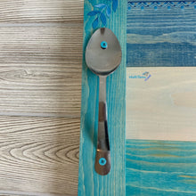 Load image into Gallery viewer, Custom made Farmhouse Style Wood with Spoon Handle Blue Tray - Decorative Trays MaRiTama HOME