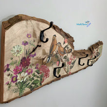 Load image into Gallery viewer, Custom made Live Edge Birds Coat Rack - Coat & Hat Racks MaRiTama HOME
